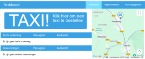 Vaste klanten Online taxi bestellen